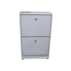 D4048 Παπουτσοθήκη Ξύλινη 2φυλλη 8 Ζευγών 50x19x80εκ -Vougioukas Papoutsothikes ntoulapia voithitika genikis xrisis 385