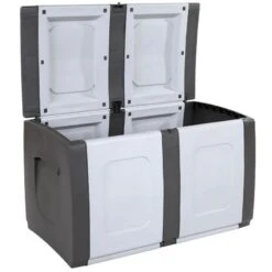 Regular Πλαστικό Μπαούλο Αποθήκευσης 280lt 94x57x54εκ -Vougioukas Plastika mpaoula exwterikou xwrou kipou 15