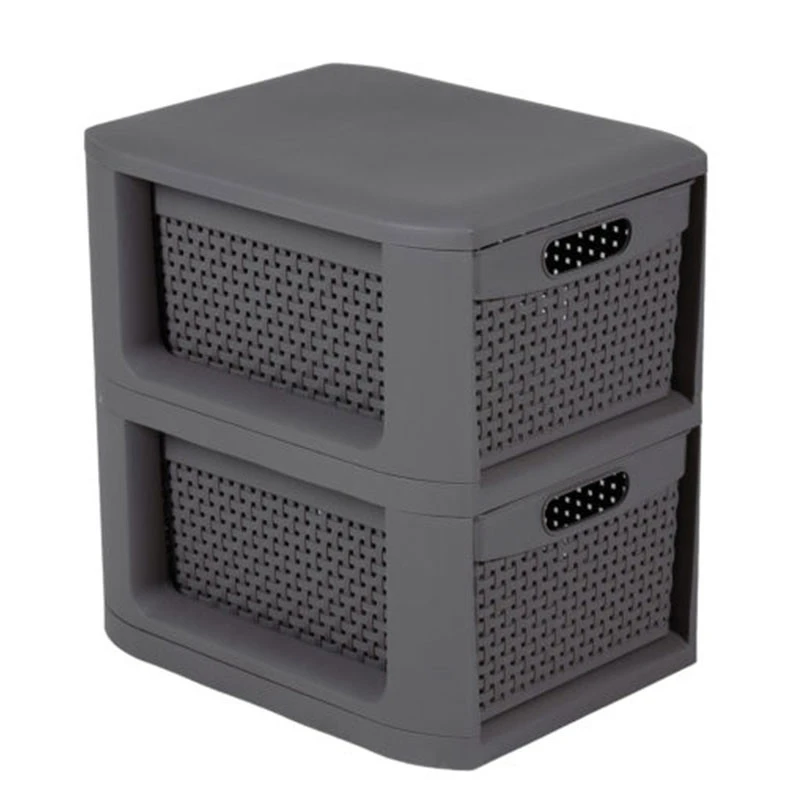 Norma 2 Πλαστική Συρταριέρα Με 2 Συρτάρια 26x33x34.5εκ 3 Norma 2 Πλαστική Συρταριέρα Με 2 Συρτάρια 26x33x34.5εκ - Image 3