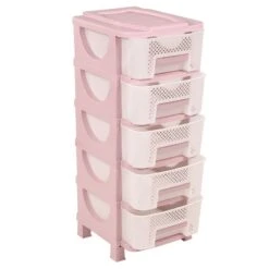 Ούμα Πλαστική Συρταριέρα Με 5 Συρτάρια 38x42x95εκ -Vougioukas Plastikes sirtarieres trofothikes 20