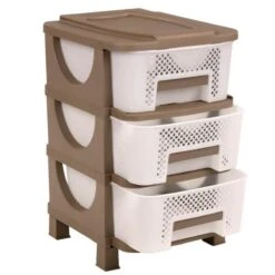 Βέστα Πλαστική Συρταριέρα Με 3 Συρτάρια 38x42x60εκ