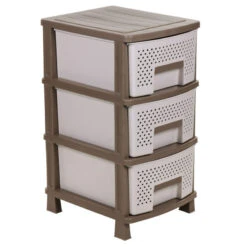 Τάρα Πλαστική Συρταριέρα Με 3 Συρτάρια 40x50x77εκ