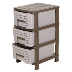 Τάρα Πλαστική Συρταριέρα Με 3 Συρτάρια 40x50x77εκ -Vougioukas Plastikes sirtarieres trofothikes 32