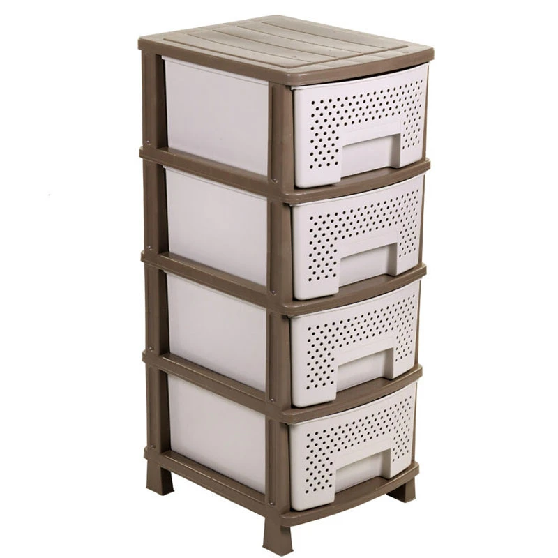 Ζήβα Πλαστική Συρταριέρα Με 4 Συρτάρια 40x50x99εκ 1 Ζήβα Πλαστική Συρταριέρα Με 4 Συρτάρια 40x50x99εκ