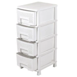 Ζήβα Πλαστική Συρταριέρα Με 4 Συρτάρια 40x50x99εκ 8 Ζήβα Πλαστική Συρταριέρα Με 4 Συρτάρια 40x50x99εκ -Vougioukas Plastikes sirtarieres trofothikes 40