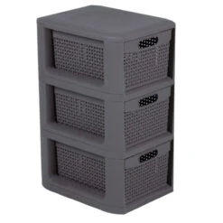 Gabri 3 Πλαστική Συρταριέρα Με 3 Συρτάρια 26x33x51εκ