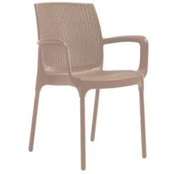 Parker Πολυθρόνα Αλουμινίου Πολυπροπυλενίου 58x55x89εκ