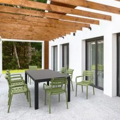 Paris Πολυθρόνα Πολυπροπυλενίου 58x59x84εκ -Vougioukas Polithrones karekles kipou 49