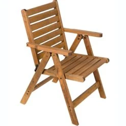 Poseidon S Πολυθρόνα Ξύλινη Χαμηλή Πλάτη Πτυσσόμενη 3 θέσεων 60x69x87εκ -Vougioukas Ptissomenes polithrones karekles kipou 17