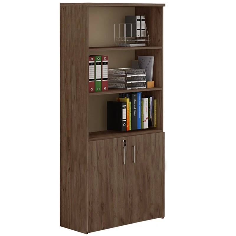 Βιβλιοθήκη Ξύλινη Με 2 Πόρτες 80x38x187εκ 1 Βιβλιοθήκη Ξύλινη Με 2 Πόρτες 80x38x187εκ