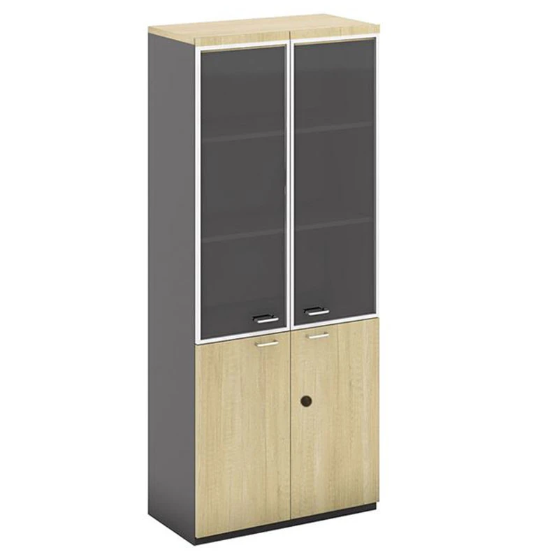 Proline Βιβλιοθήκη Με Γυάλινες Πόρτες Ξύλινη Δίφυλλη 80x40x200εκ 1 Proline Βιβλιοθήκη Με Γυάλινες Πόρτες Ξύλινη Δίφυλλη 80x40x200εκ