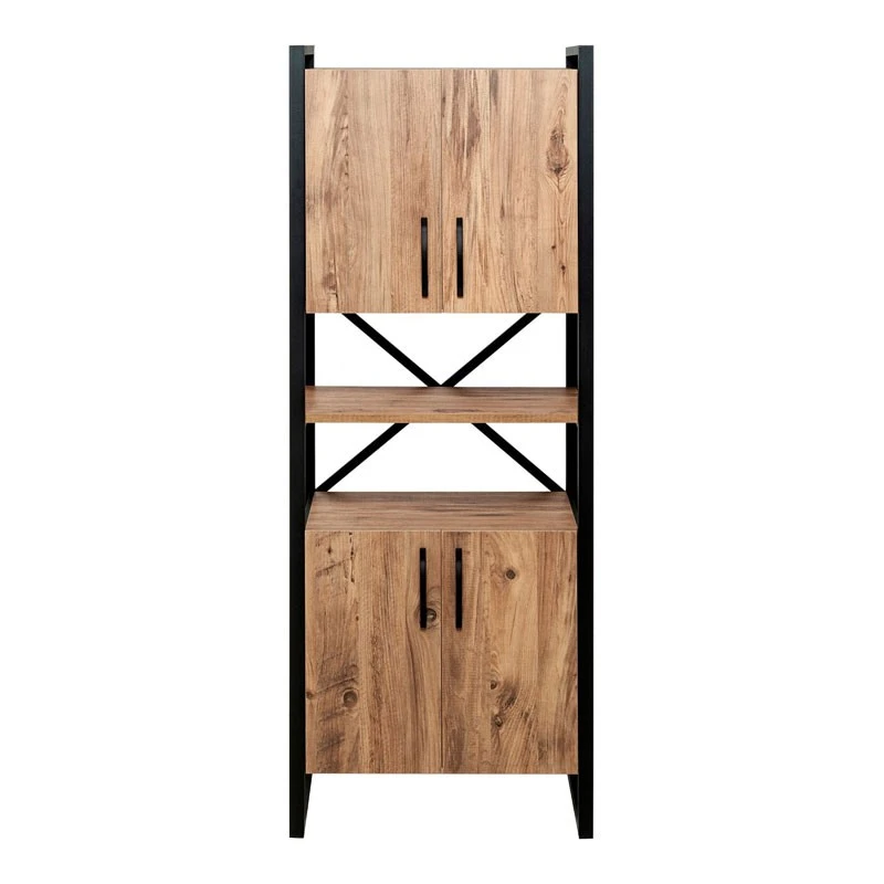 PWF-0636 Βιβλιοθήκη Μεταλλική 60x35x160εκ 2 PWF-0636 Βιβλιοθήκη Μεταλλική 60x35x160εκ - Image 2