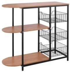 Kitchen Τροφοθήκη Μέταλλο 80x33x75εκ