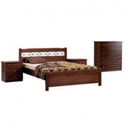 Ermis Σετ Κρεβατοκάμαρας Ξύλινο 4τμχ