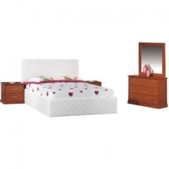 Estia Σετ Κρεβατοκάμαρας Ξύλινο 5τμχ