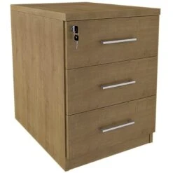 Συρταριέρα Γραφείου Μελαμίνης Τροχήλατη 3 Συρτάρια 42x57x59εκ