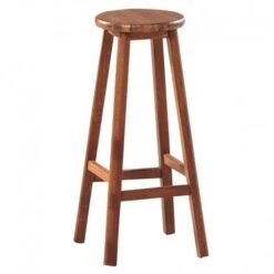 Betty Σκαμπώ Ξύλινο Σταθερό Φ32x77εκ