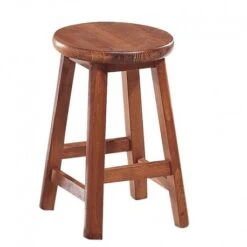 Wood Line Σκαμπώ Κοντό Ξύλινο Φ30x45εκ