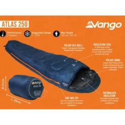 Atlas 250 Υπνόσακος Vango 210x80/50εκ -Vougioukas Sleeping bag ipnosakoi 58