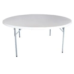 Catering Τραπέζι Πτυσσόμενο Μεταλλικό PP Φ180x74εκ