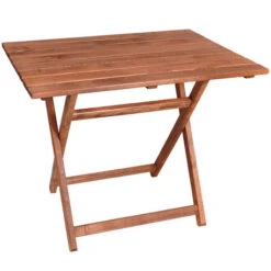 Τραπέζι Κήπου Ξύλινο Πτυσσόμενο 110x65x74εκ