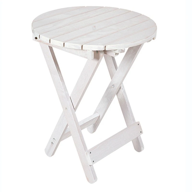 Ήρα Τραπέζι Κήπου Ξύλινο Πτυσσόμενο Φ60x75εκ 2 Ήρα Τραπέζι Κήπου Ξύλινο Πτυσσόμενο Φ60x75εκ - Image 2