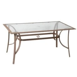 Belestine Τραπέζι Κήπου Μεταλλικό 160x90x75εκ