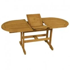 Acacia Ext Τραπέζι Κήπου Ξύλινο Επεκτεινόμενο 150/200x90x72εκ