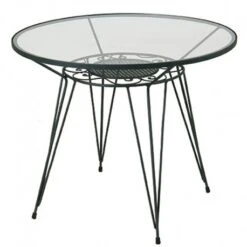 Τραπέζι Κήπου Fer Forge Ίσιο Φ80x73εκ