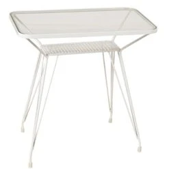 Τραπέζι Κήπου Fer Forge Ίσιο Low 40x65x63εκ