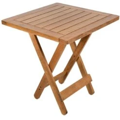 Αφροδίτη Τραπέζι Κήπου Ξύλινο Πτυσσόμενο 68x68x75εκ