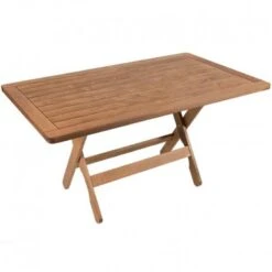 Ναυσικά Πλαίσιο Τραπέζι Κήπου Ξύλινο Πτυσσόμενο 120x75x77εκ