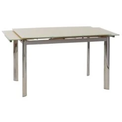 Alpino Τραπέζι Γυάλινο 120/180x80x78εκ