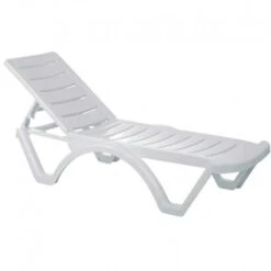 Aqua Ξαπλώστρα Πλαστική Χωρίς Μπράτσα 50x187x30εκ