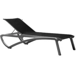 Sunset Ξαπλώστρα Πολυπροπυλενίου Με Textilene Χωρίς Μπράτσα 78x192x36εκ -Vougioukas Xaplwstres saiz long kipou exwterikou xwrou 50