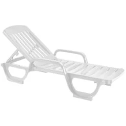 Miami Ξαπλώστρα Πολυπροπυλενίου Με Μπράτσα 67x190x28εκ