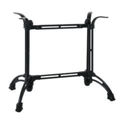 ΑΙΘΡΙΟ Πόδι Τραπεζιού (25,6Kg) 80x54x74εκ Μαντέμι Μαύρο - Βαρέως Τύπου