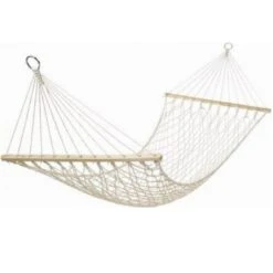 Αιώρα Μονή Βαμβακερή Με Ξύλο 200x80εκ