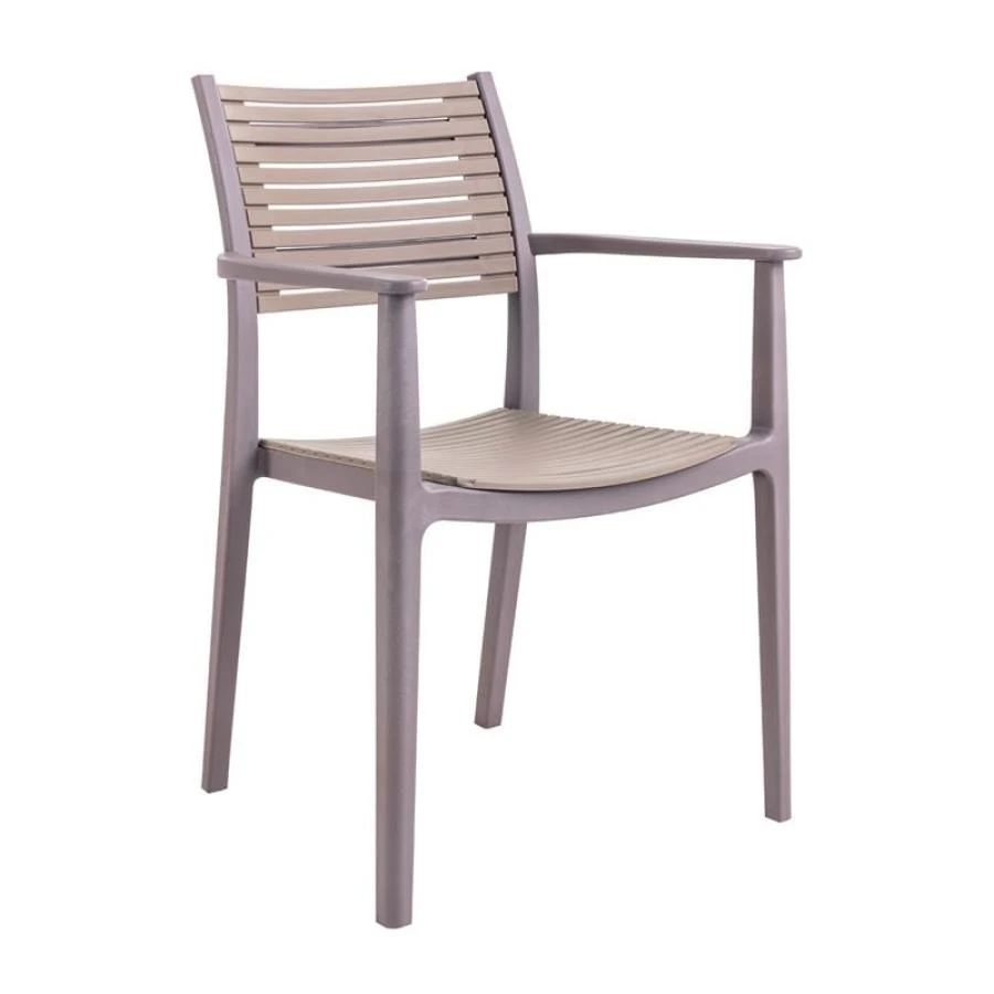 AKRON Πολυθρόνα 60x55x85εκ PP-UV Sand Beige - Tortora 1 AKRON Πολυθρόνα 60x55x85εκ PP-UV Sand Beige - Tortora