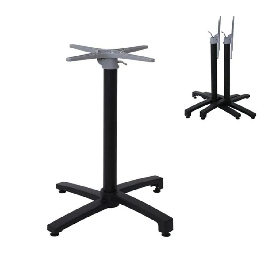 ALTEA Βάση Τραπεζιού Αλουμίνιο 68x68εκ H.72εκ Απόχρωση Μαύρο, Πτυσσόμενη (6,20kg) 1 ALTEA Βάση Τραπεζιού Αλουμίνιο 68x68εκ H.72εκ Απόχρωση Μαύρο, Πτυσσόμενη (6,20kg)