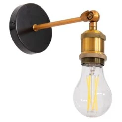 ΑΠΛΙΚΑ ΤΟΙΧΟΥ RESTON HM4467 ΜΕΤΑΛΛΙΚΗ ΒΑΣΗ-ΝΤΟΥΙ ΑΛΟΥΜΙΝΙΟΥ 10x10x26Υεκ. -Vougioukas aplika toichoi reston hm4467 metalliki vasi ntoii aloiminioi 10 10 26iek 1 2