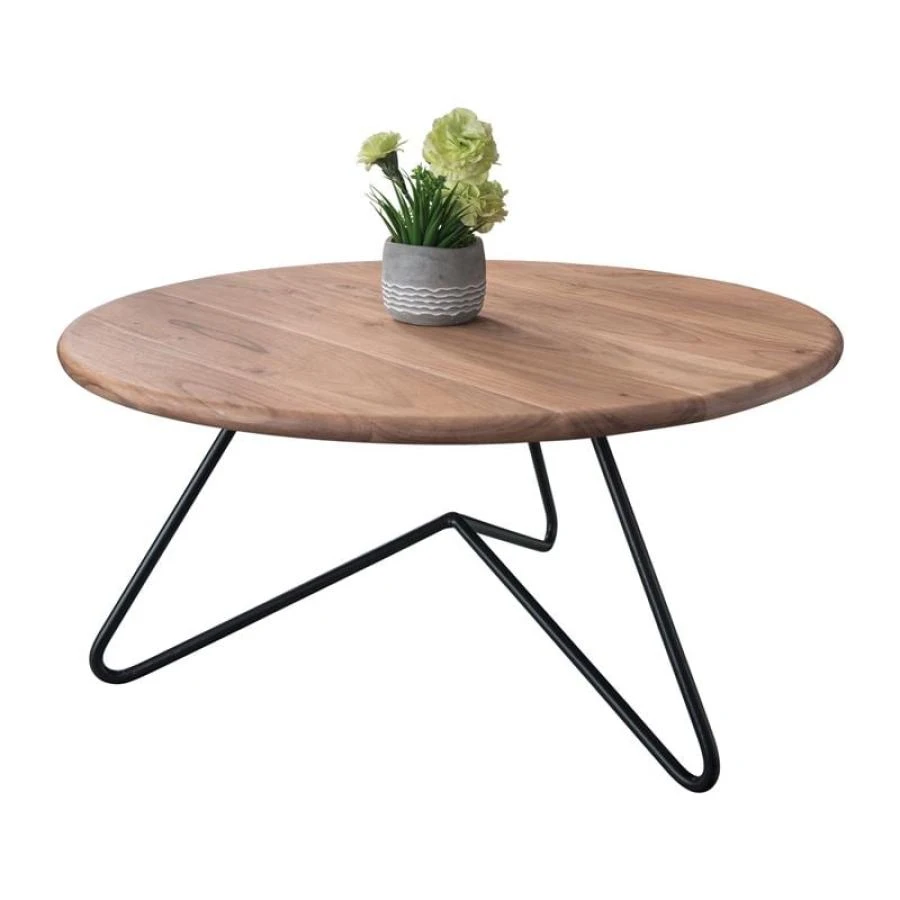 BORAL Τραπεζάκι Σαλονιού Καθιστικού, Φ83εκ H.40εκ Μέταλλο Βαφή Μαύρο, Ξύλο Ακακία Φυσικό 1 BORAL Τραπεζάκι Σαλονιού Καθιστικού, Φ83εκ H.40εκ Μέταλλο Βαφή Μαύρο, Ξύλο Ακακία Φυσικό