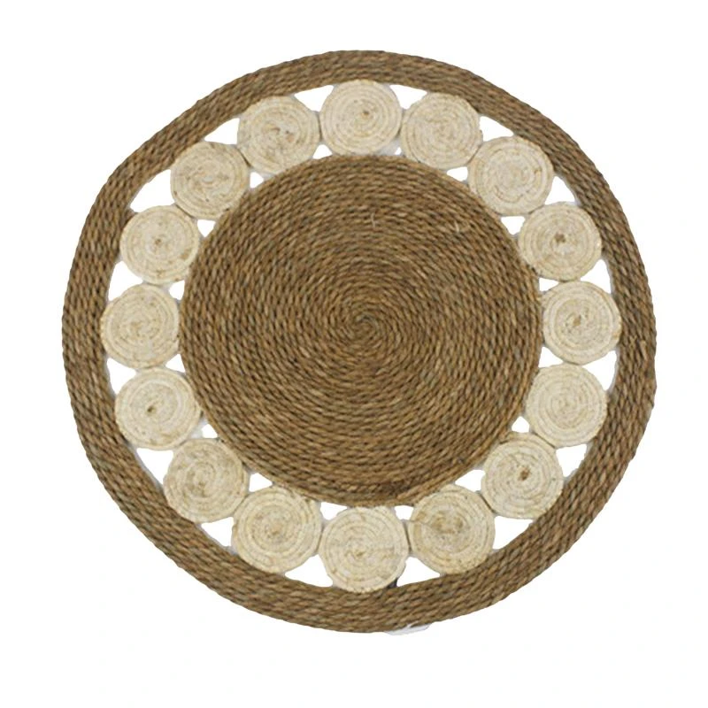 Χαλί Opronzo Inart φυσικό σχοινί Φ120x2εκ 2 Χαλί Opronzo Inart φυσικό σχοινί Φ120x2εκ - Image 2