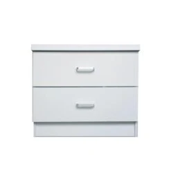 DECON Κομοδίνο 40x40x45εκ Απόχρωση Άσπρο