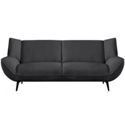 EMERALD Καναπές 3-θέσιος Σαλονιού - Καθιστικού, 212x88x82εκ Ύφασμα Κοτλέ Ανθρακί