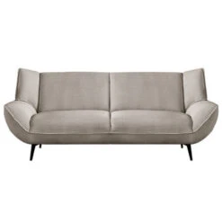 EMERALD Καναπές 3-θέσιος Σαλονιού - Καθιστικού, 212x88x82εκ Ύφασμα Κοτλέ Μπεζ