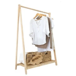 Έπιπλο εισόδου Leone Pakoworld φυσικό 86x38x125εκ