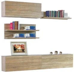 Soft Επιπλοσύνθεση Τηλεόρασης Ξύλινη 180εκ