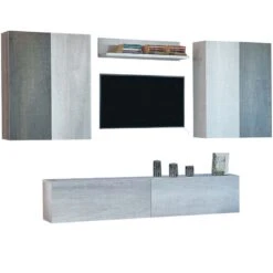 Afrodite Επιπλοσύνθεση Τηλεόρασης Ξύλινη 240εκ