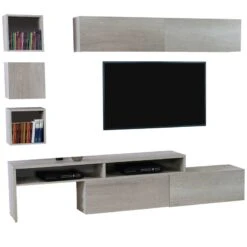 Dorin Επιπλοσύνθεση Τηλεόρασης Ξύλινη 250εκ